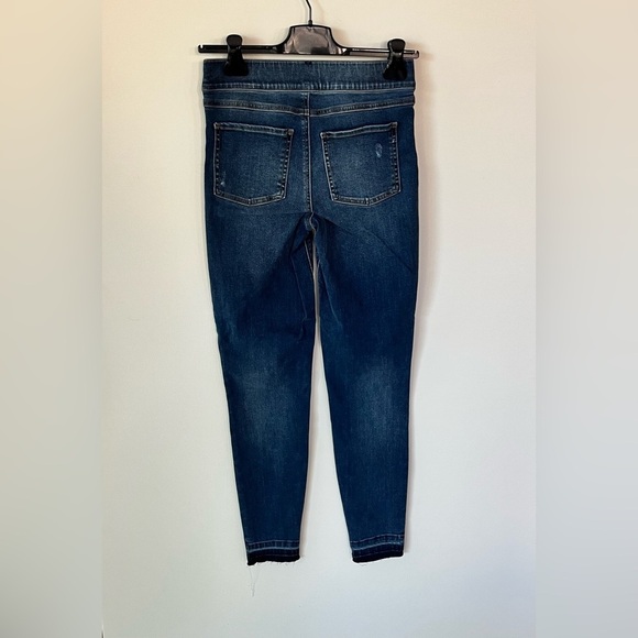 NWT SPANX Distressed Ankle Skinny Raw Hem Legging Jeans 20203R Size Small - Picture 10 of 11